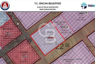 SİNCAN POLATLAR DA SATILIK 2291 m² SANAYİ İMARLI ARSA HİSSESİ - 1 - 339414