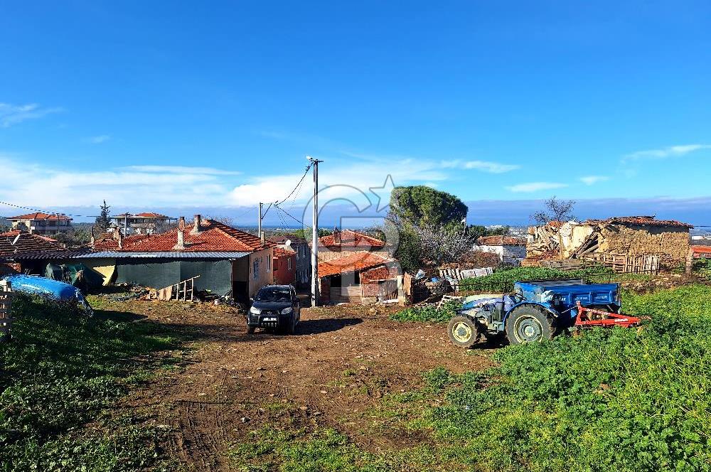 Cb Fark'tan gömeç Dursunlu da deniz manzaralı 651 m² Villa arsası