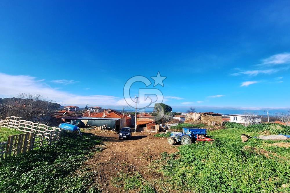 Cb Fark'tan gömeç Dursunlu da deniz manzaralı 651 m² Villa arsası