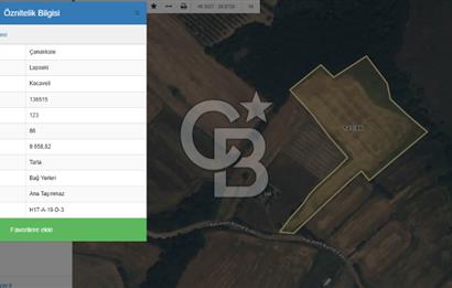 Lapseki Kocaveli'de Boğaz Manzaralı 9.650m² Satılık Arazi