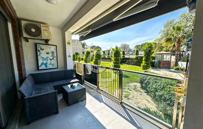 Kuşadası Marina’da 140 m² 2+1 Köşe Bahçe Katı Daire | Eşyalı | Kapalı Mutfak | Havuzlu Site