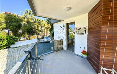 Kuşadası Marina’da 140 m² 2+1 Köşe Bahçe Katı Daire | Eşyalı | Kapalı Mutfak | Havuzlu Site