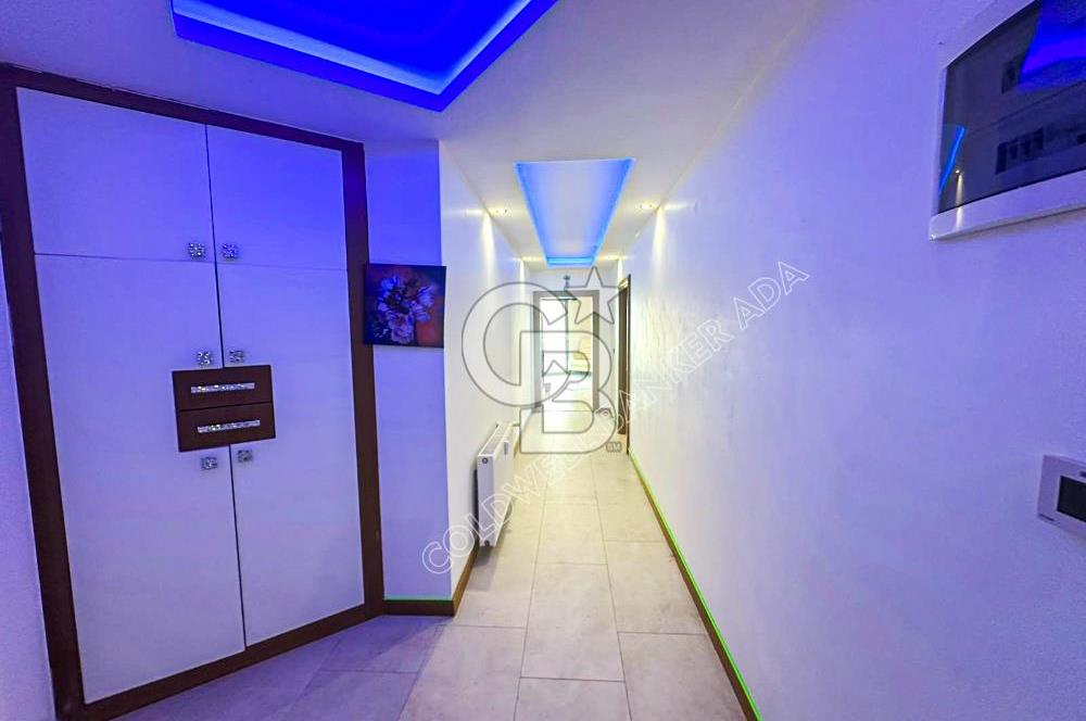 Kuşadası Marina’da 140 m² 2+1 Köşe Bahçe Katı Daire | Eşyalı | Kapalı Mutfak | Havuzlu Site