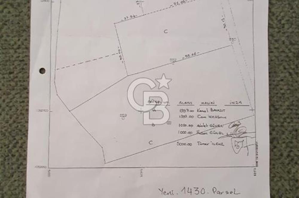 ANTALYA KEMER'DE 1000M2'LİK HİSSELİ SATILIK BAHÇE