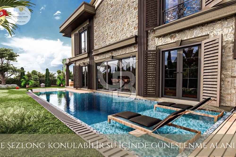 Kuşadası Yayla Köy'de Satılık Özel Havuzlu 4+1 Villa