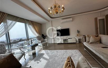 Deniz Manzaralı Bayraklı  Nafız Gürman da Havuzlu Sitede 3+1 165m2 Satılık Lüks Daire 