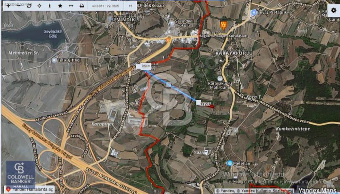 Yatırımlık Arazi KOCAELİ / KÖRFEZ / Karayakuplu Mahallesinde