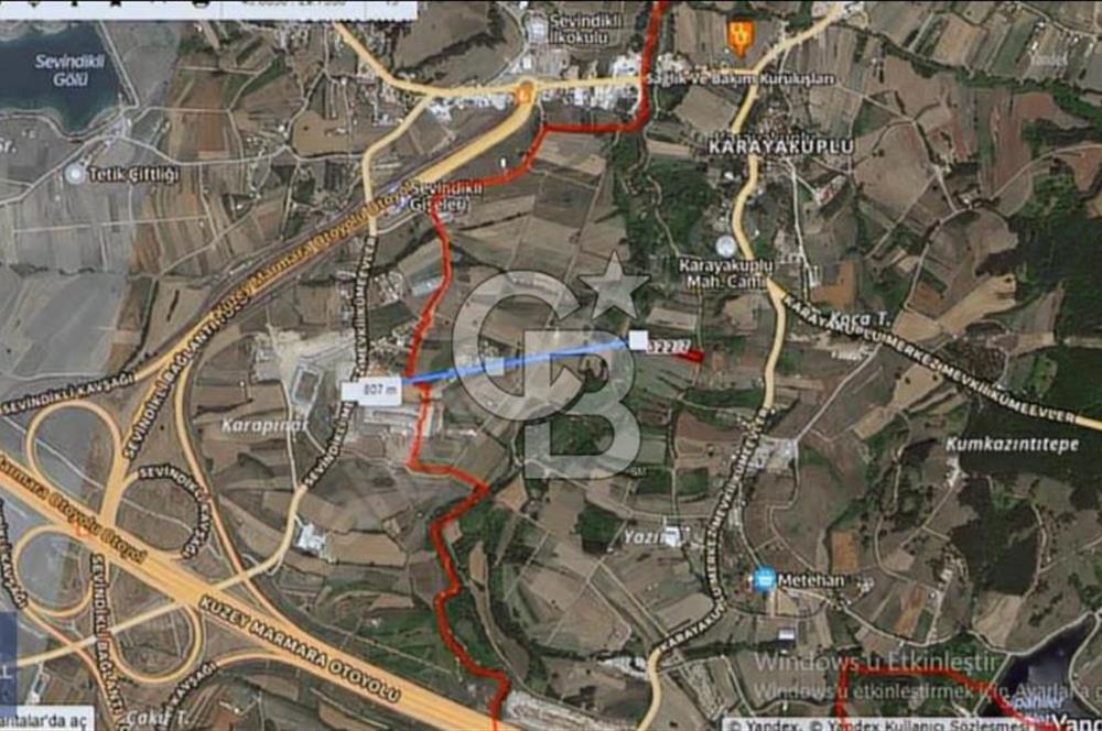 Yatırımlık Arazi KOCAELİ / KÖRFEZ / Karayakuplu Mahallesinde