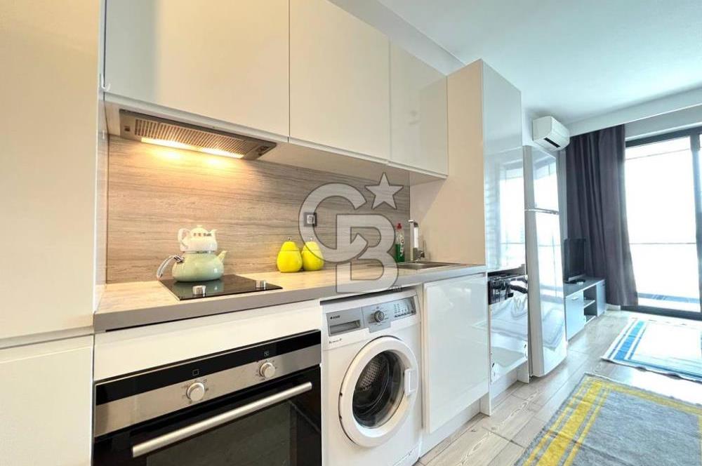 Fortis İstanbul'da Kiralık, Eşyalı, Yüksek, 1+0 Residence Daire