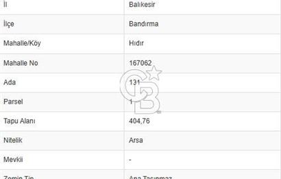CB FLY'dan Edincik'te Panaromik Deniz Manzaralı Satılık Arsa 