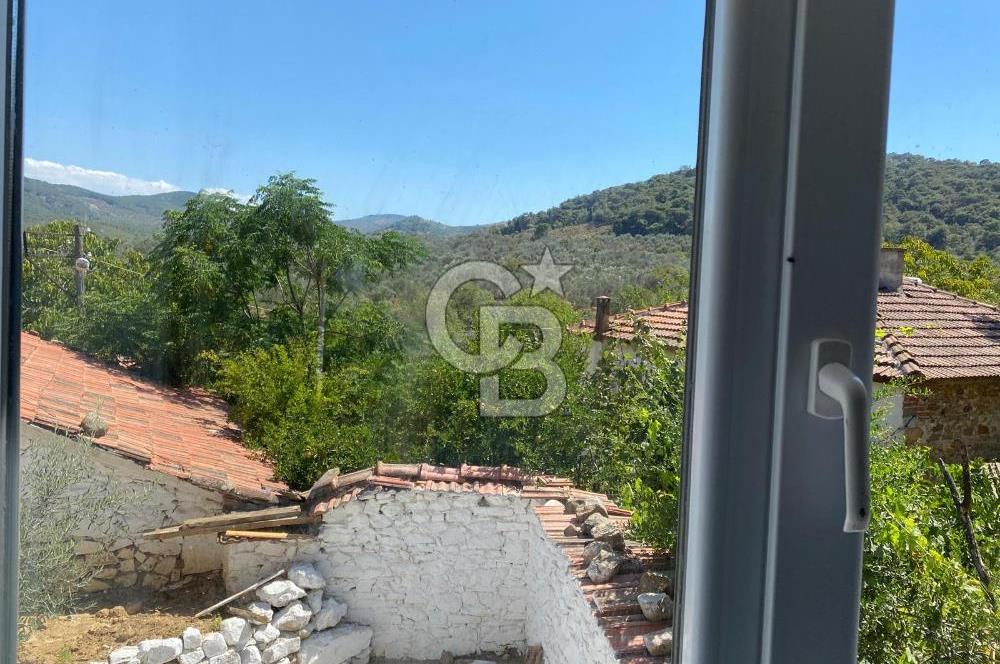 BURHANİYE'DE DOĞA İLE İÇ İÇE MÜSTAKİL BAHÇELİ SATILIK KÖY EVİ