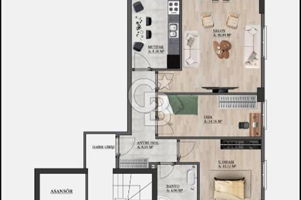 PENDİK BATI MAHALLESİNDE GENİŞ VE MODERN 2+1 DAİRE!