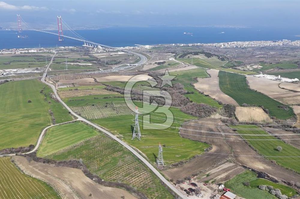Lapseki Kocavelide Köprü Manzaralı, 24.000 m2 Satılık Tarla