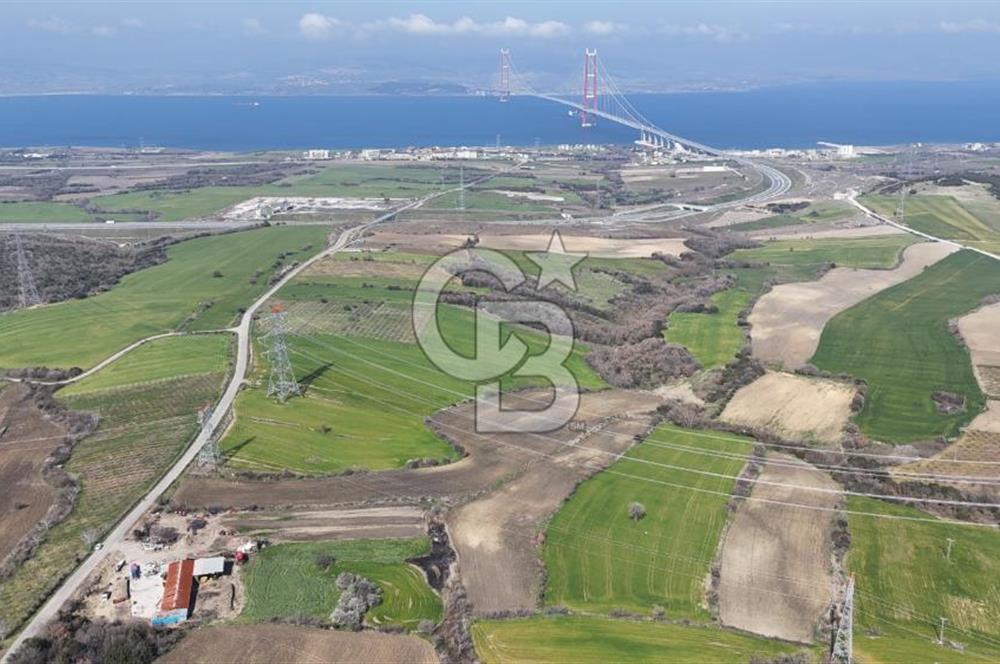 Lapseki Kocavelide Köprü Manzaralı, 24.000 m2 Satılık Tarla