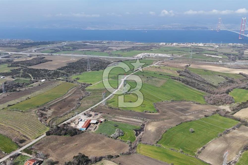 Lapseki Kocavelide Köprü Manzaralı, 24.000 m2 Satılık Tarla