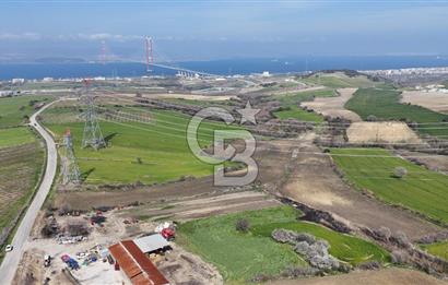Lapseki Kocavelide Köprü Manzaralı, 24.000 m2 Satılık Tarla