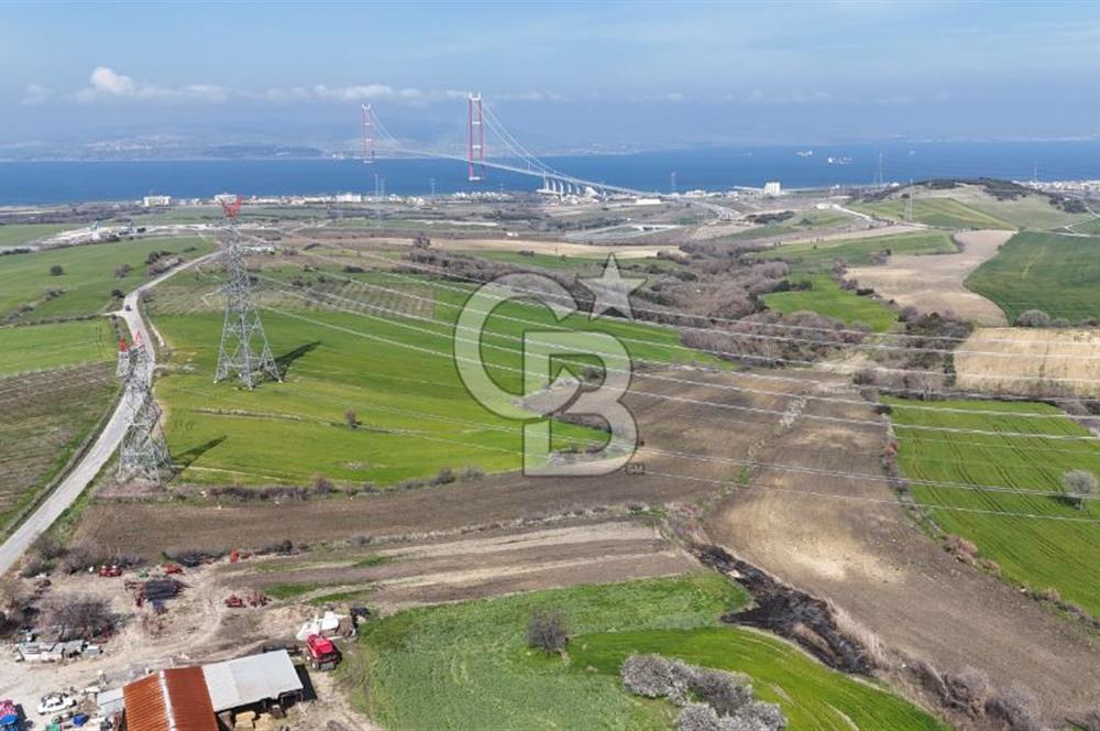 Lapseki Kocavelide Köprü Manzaralı, 24.000 m2 Satılık Tarla