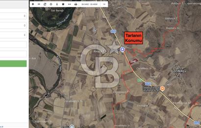 Çelebi'de Yola Cephe, Kök Tapulu 22.780 m² Satılık Tarla