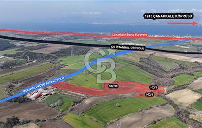 Lapseki Kocavelide Köprü Manzaralı, 24.000 m2 Satılık Tarla
