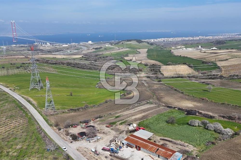 Lapseki Kocavelide Köprü Manzaralı, 24.000 m2 Satılık Tarla