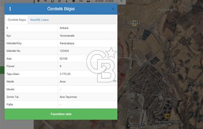 KARACAKAYA VİLLA BÖLGESİNDE HİSSELİ SATILIK VİLLA ARSASI