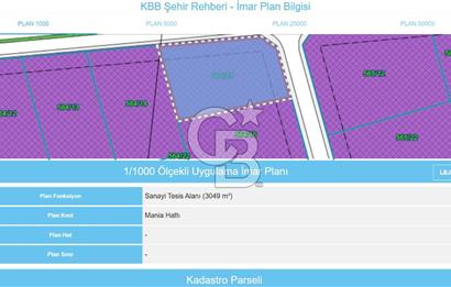 KARTEPE KÖSEKÖYDE 3048 m² SANAYİ İMARLI YATIRIMLIK ARSA