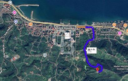 Piraziz Maden Mah. 6920 m² Deniz Manzaralı Satılık Fındık Bahçesi