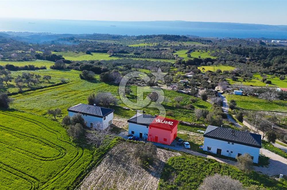 Çanakkale Çınarlı Köyünde Boğaz Manzaralı 3+1 Satılık Villa