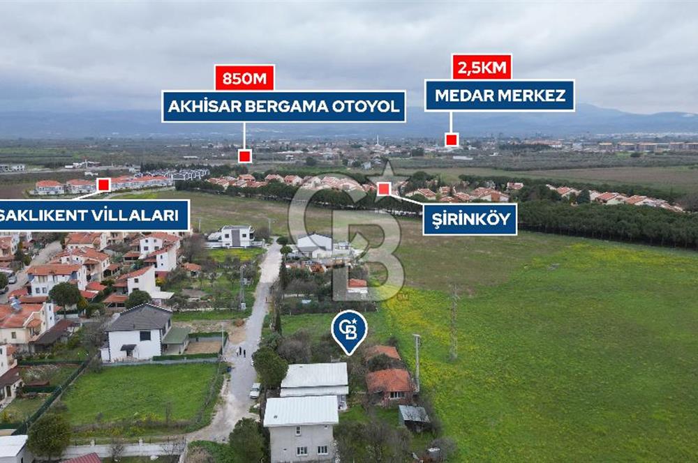 Manisa Akhisar villalar bölgesinde  3 kat imarlı arsa 