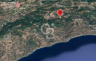 ÇANAKKALE DEMİRCİ KÖYÜNDE SATILIK KAZ DAĞLARINDA 5018M2 TARLA