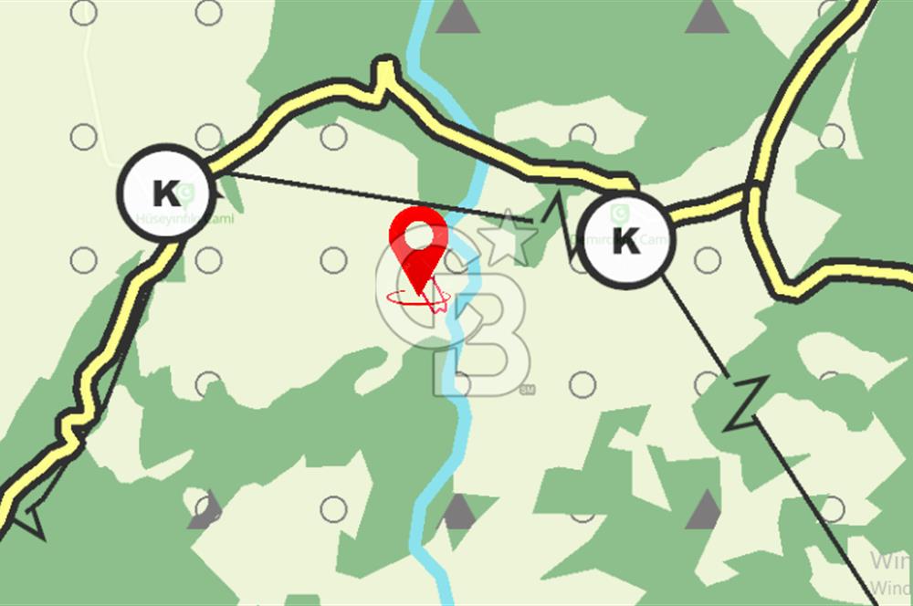 ÇANAKKALE DEMİRCİ KÖYÜNDE SATILIK KAZ DAĞLARINDA 5018M2 TARLA