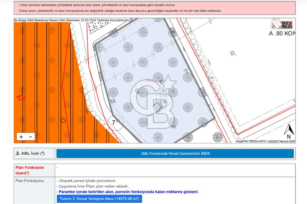 Coldwell Banker Route'dan Satılık Denize Sıfır Emsalsiz Arsa