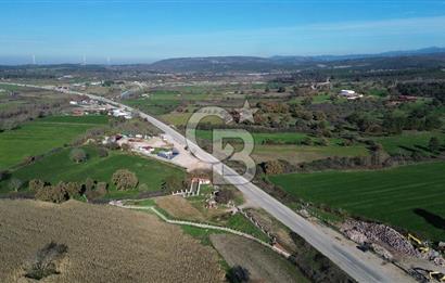 AYVACIK SÖĞÜTLÜDE 19 DÖNÜM ANAYOLA CEPHE SATILIK ARAZİ