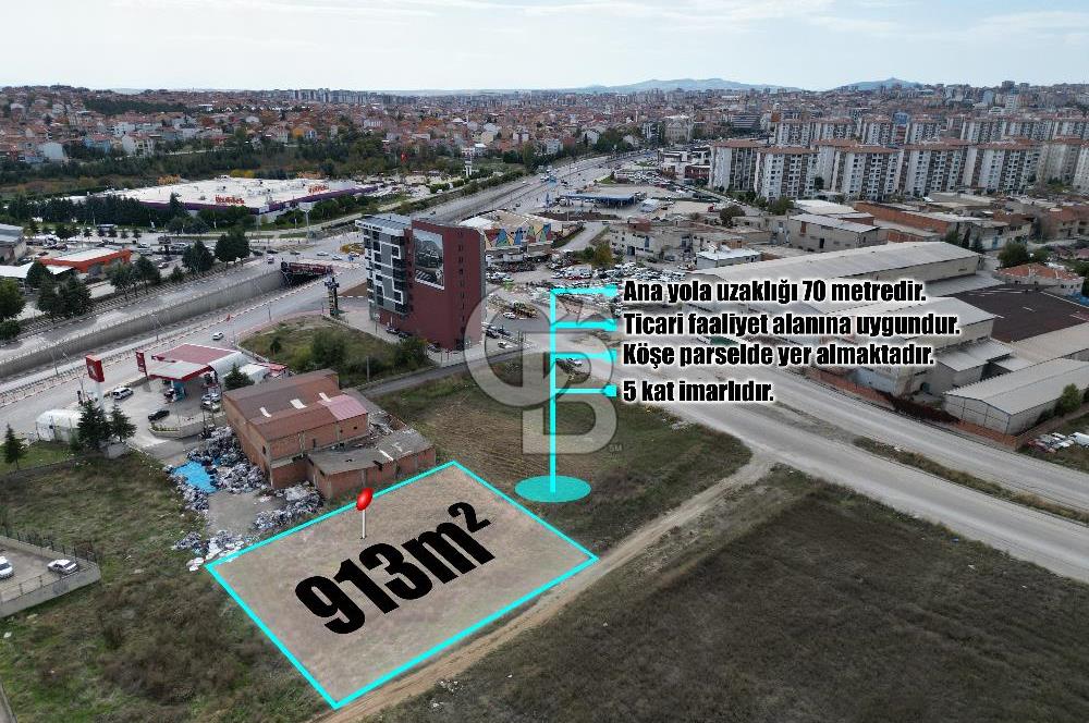 CB OPİA'DAN ANAYOL YAKINI 913m² KÖŞE PARSEL /TİCARİ-KONUT
