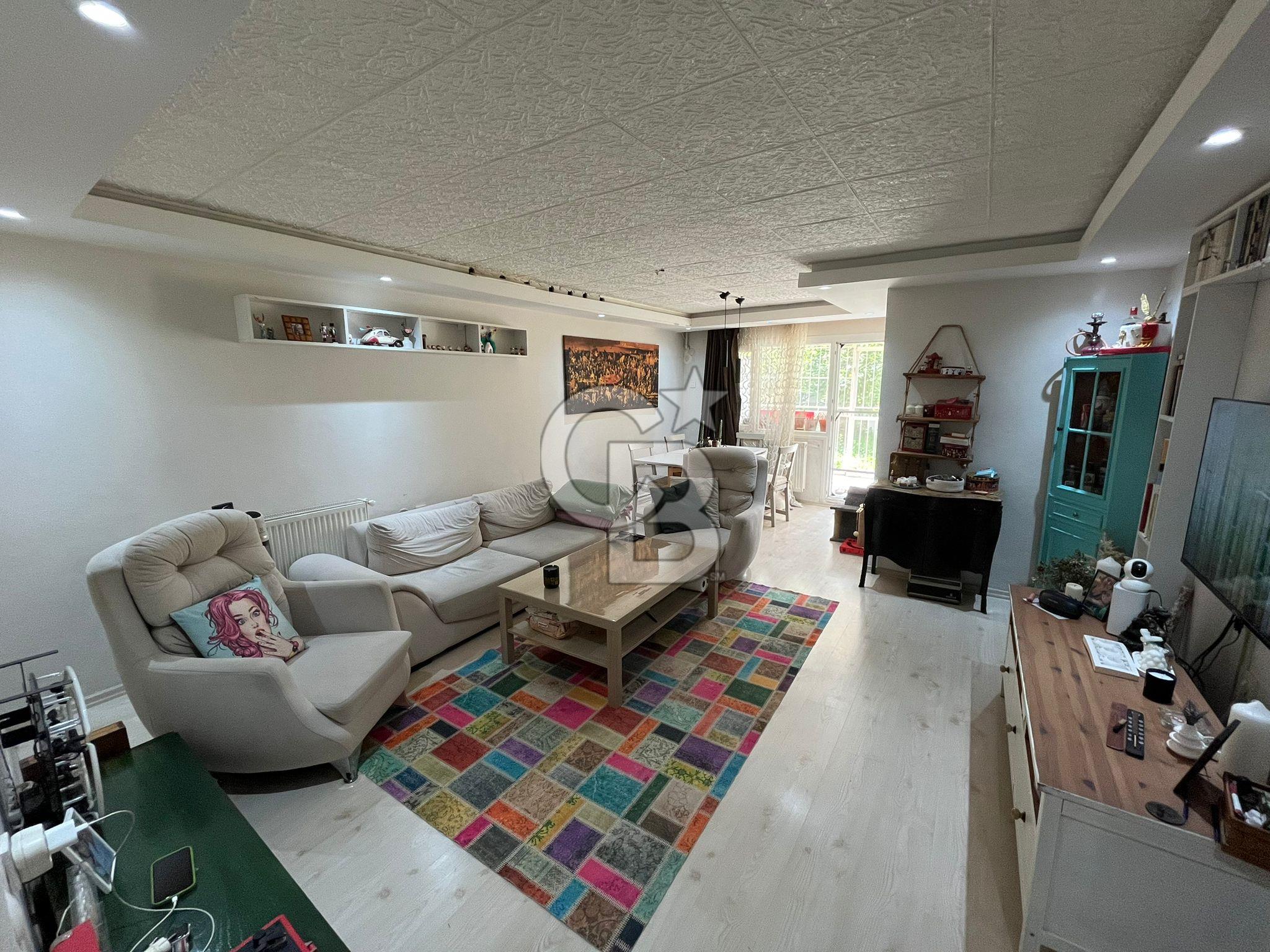 BAYRAKLI FUAT EDİP BAKSI MAHALLE'SİNDE 3+1 BAHÇELİ SATILIK DAİRE
