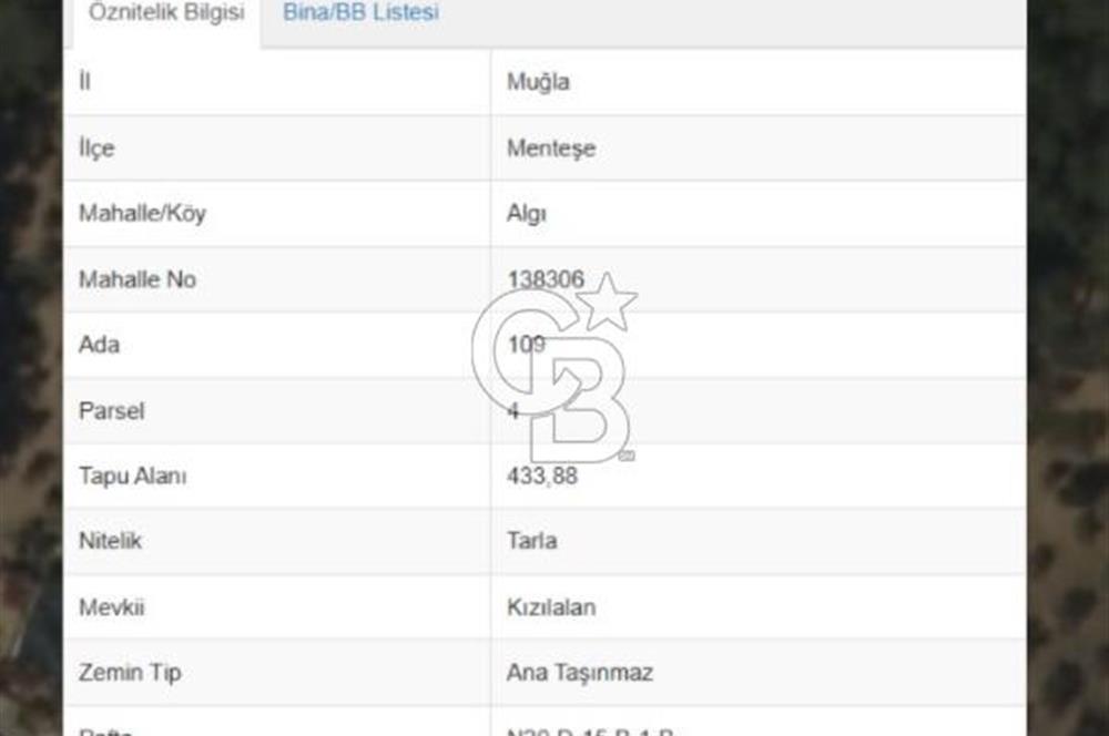 MUĞLA MENTEŞE ALGIDA SATILIK TARLA