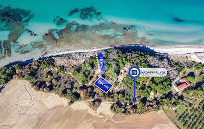 ÇANAKKALE ECEABAT DENİZE 75M UZAKLIKTA DENİZ MANZARALI ARSA