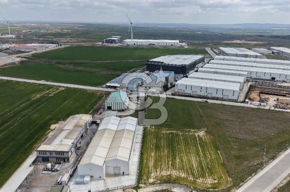 Çerkezköy Veliköy OSB. Satılık 4.909 M2 Sanayi İmarlı Arsa