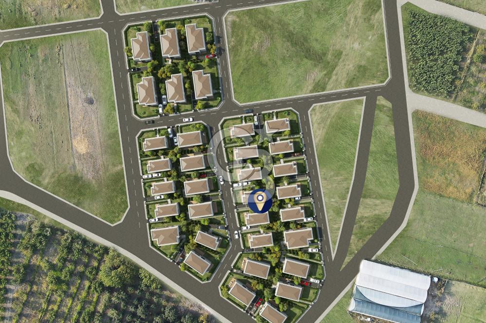 Çanakkale Lapseki Çardak'ta Boğaz Manzaralı Satılık Villa Arsası