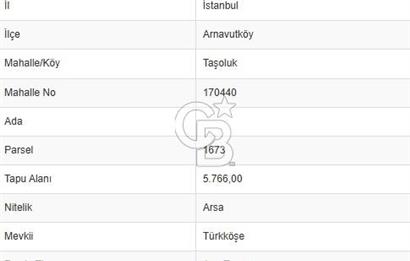 TAŞOLUK TÜRKKÖŞE'DE 289 M2 YATIRIMLIK FIRSAT ARSA