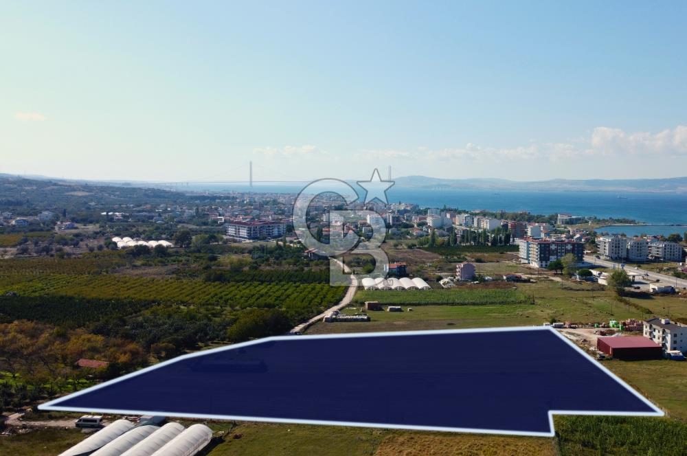 Çanakkale Lapseki Çardak'ta Boğaz Manzaralı Satılık Villa Arsası