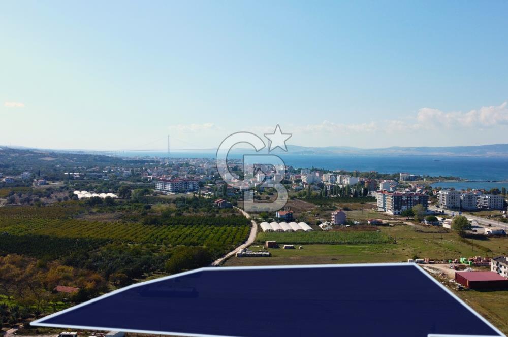 Çanakkale Lapseki Çardak'ta Boğaz Manzaralı Satılık Villa Arsası