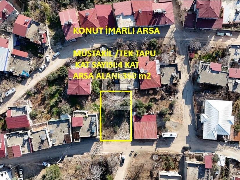 CB'DEN BARBAROS MH.DE (360m2) SATILIK 4 KAT KONUT İMARLI ARSA