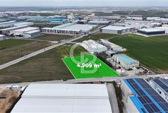 Çerkezköy Veliköy OSB. Satılık 4.909 M2 Sanayi İmarlı Arsa - 5 - 340066