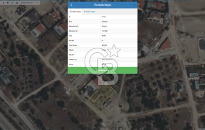 ÇEŞME OVACIK SATILIK 856 m² DENİZ MANZARALI ARSA