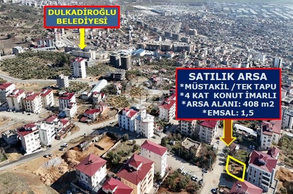 CB'DEN BALLICA MH.DE (407m2) SATILIK 4 KAT KONUT İMARLI ARSA