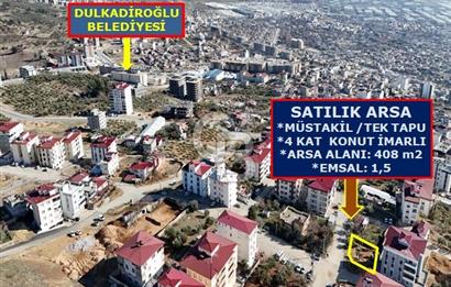 CB'DEN BALLICA MH.DE (407m2) SATILIK 4 KAT KONUT İMARLI ARSA