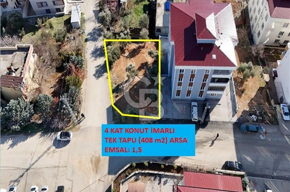 CB'DEN BALLICA MH.DE (407m2) SATILIK 4 KAT KONUT İMARLI ARSA