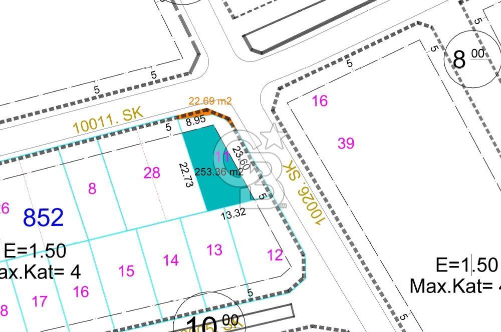 CB'DEN BALLICA MH.DE (407m2) SATILIK 4 KAT KONUT İMARLI ARSA