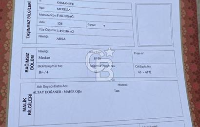 CB'DEN FAKIUŞAĞINDA 2+1 EŞYALI SATILIK DAİRE